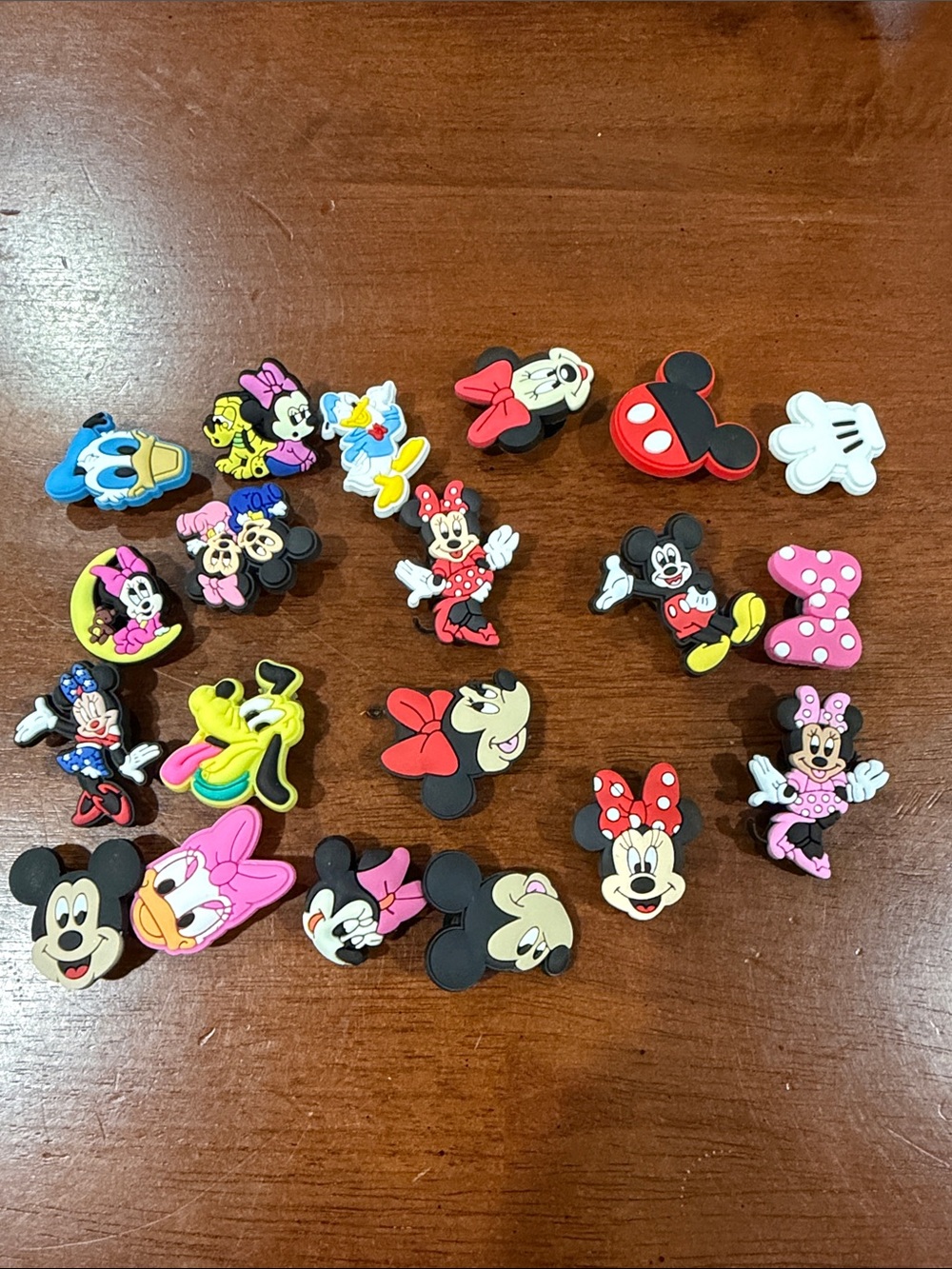 Disney Themed Minnie Minnie Shoe Croc Charms Set